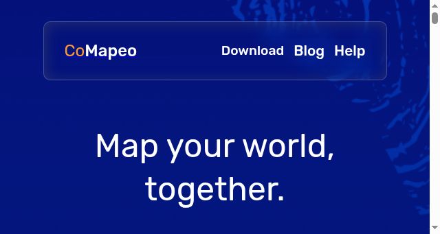 Screenshot of comapeo.app