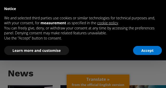 Screenshot of comece.eu