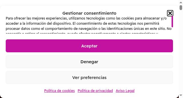 Screenshot of comerbeberdormir.com