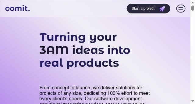 Screenshot of comit.international