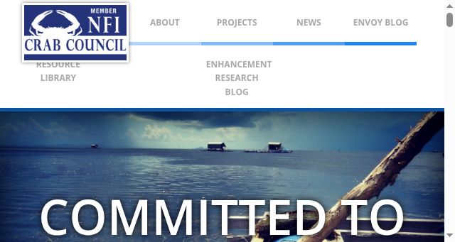 Screenshot of committedtocrab.org