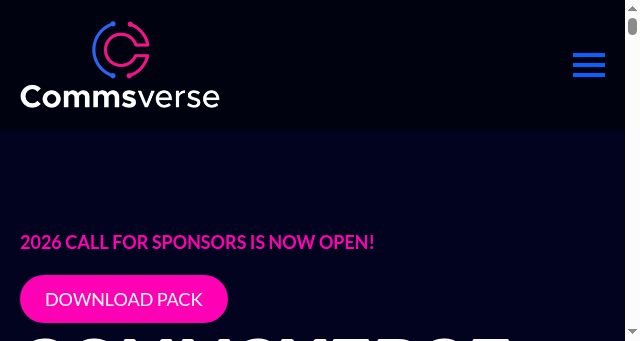 Screenshot of commsverse.com