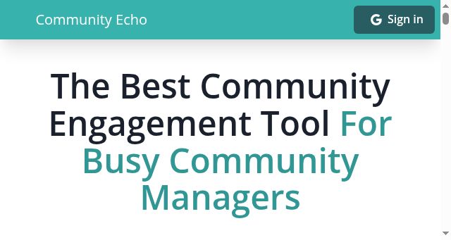 Screenshot of community-echo.online
