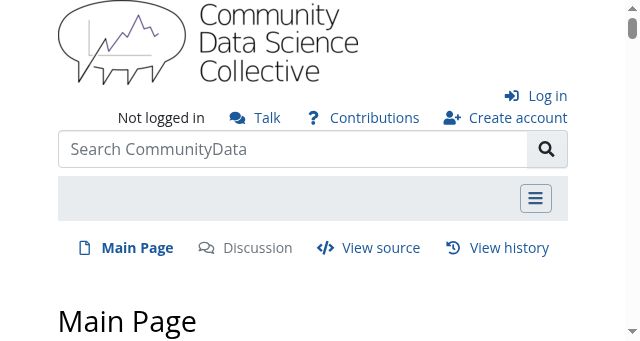 Screenshot of communitydata.science