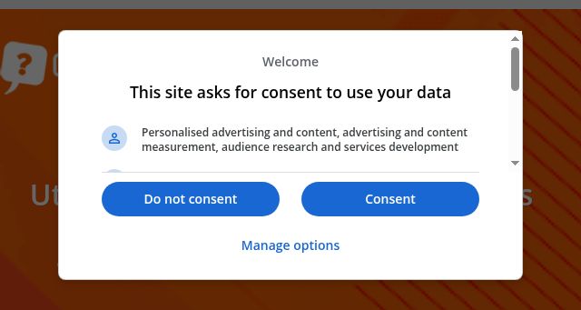 Screenshot of comoseescribe.xyz
