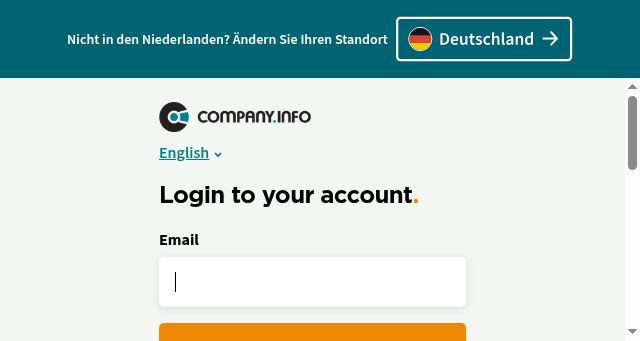 Screenshot of company.info