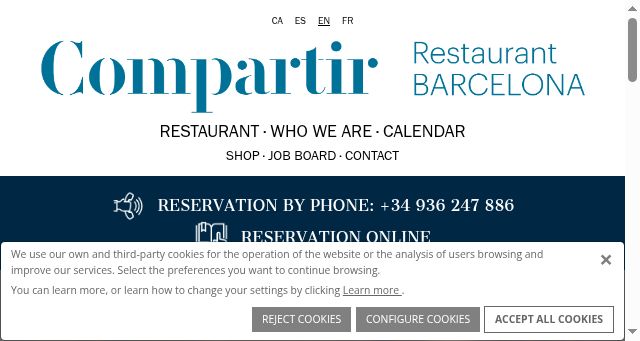 Screenshot of compartirbarcelona.com