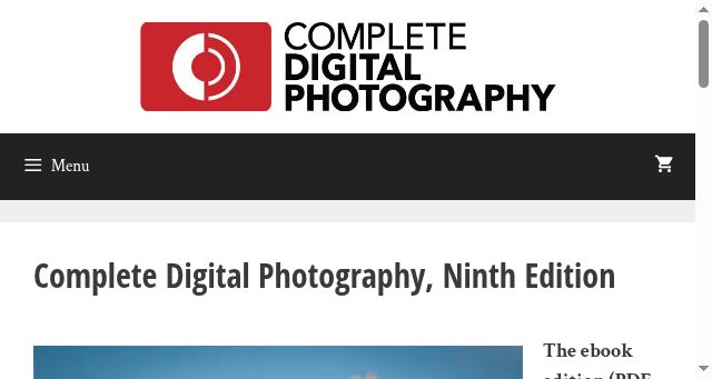 Screenshot of completedigitalphotography.com