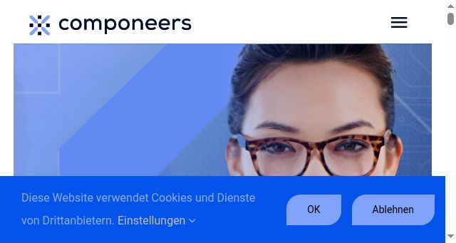 Screenshot of componeers.net