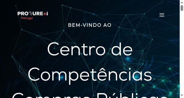 Screenshot of compraspublicasinovacao.pt