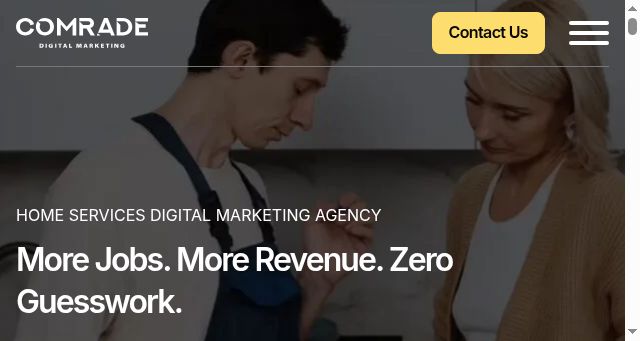 Screenshot of comradeweb.com