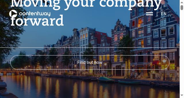 Screenshot of contentway.eu