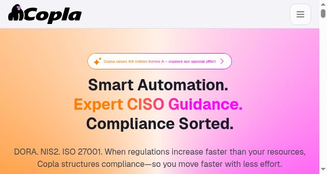 Screenshot of copla.com