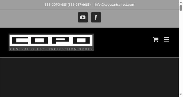 Screenshot of copopartsdirect.com