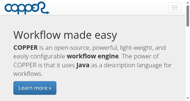 Screenshot of copper-engine.org