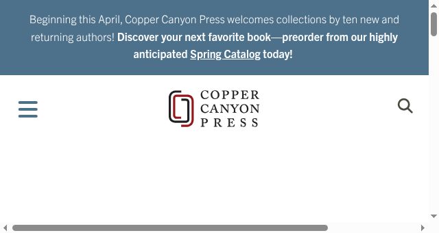 Screenshot of coppercanyonpress.org