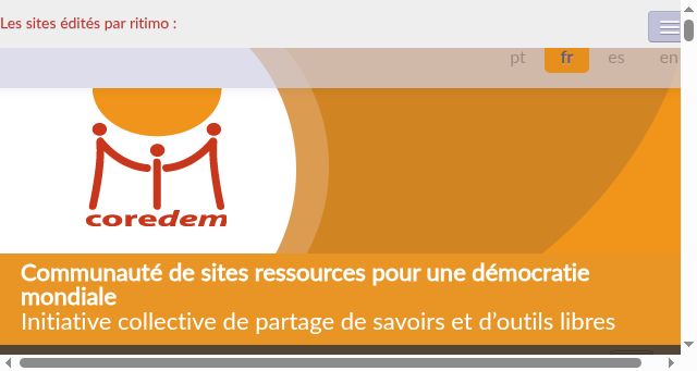 Screenshot of coredem.info