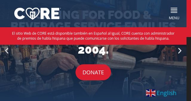 Screenshot of coregives.org