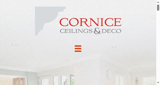 Screenshot of cornicedeco.co.za