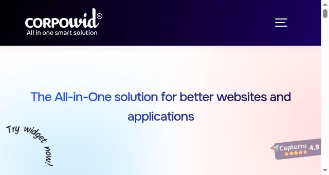 Screenshot of corpowid.ai