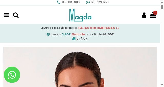 Screenshot of corseteriamagda.com