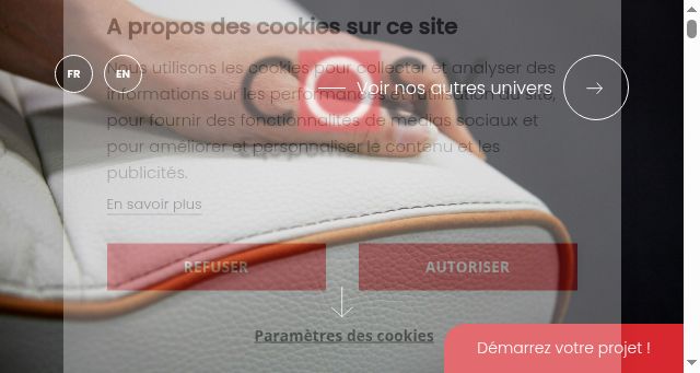 Screenshot of cosyequipement.com