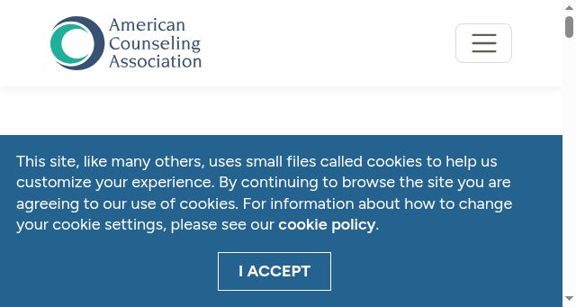 Screenshot of counseling.org