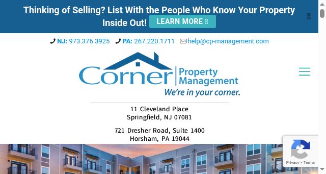 Screenshot of cp-management.com