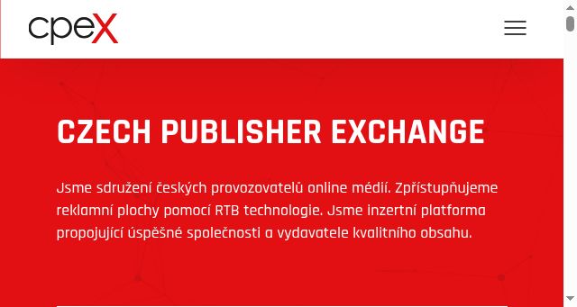 Screenshot of cpex.cz