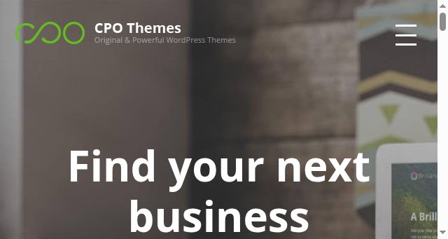 Screenshot of cpothemes.com