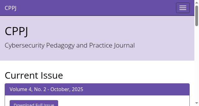 Screenshot of cppj.info