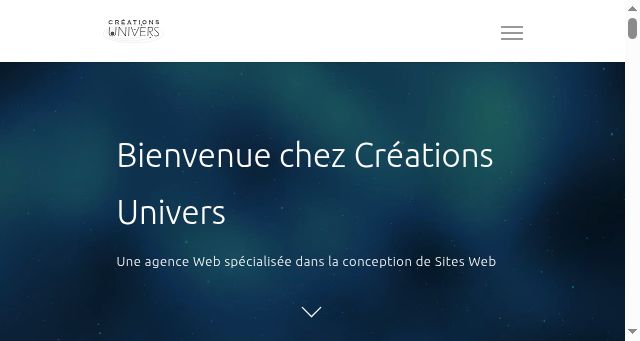 Screenshot of creationsunivers.com