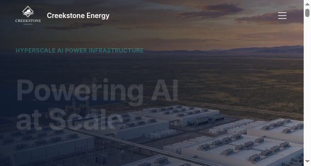 Screenshot of creekstone.energy