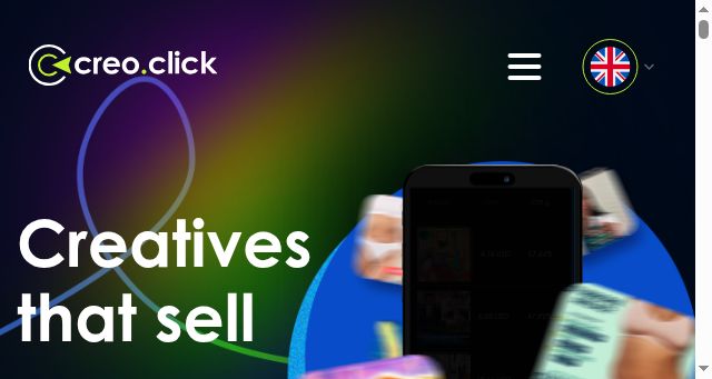 Screenshot of creo.click