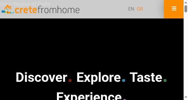 Screenshot of cretefromhome.gr