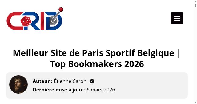 Screenshot of crid.be