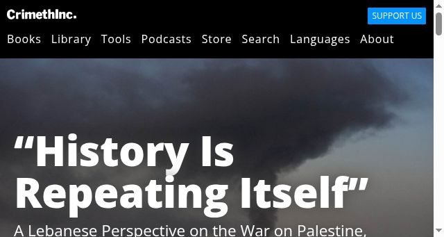 Screenshot of crimethinc.com