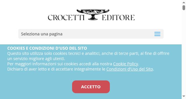 Screenshot of crocettieditore.it
