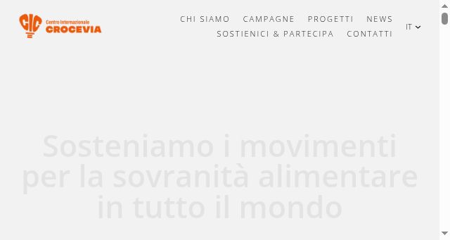 Screenshot of croceviaterra.it