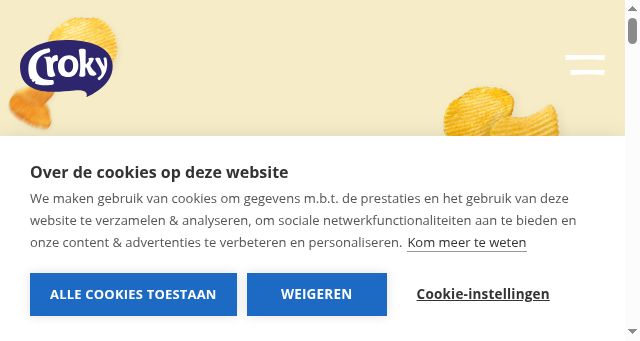 Screenshot of croky.be