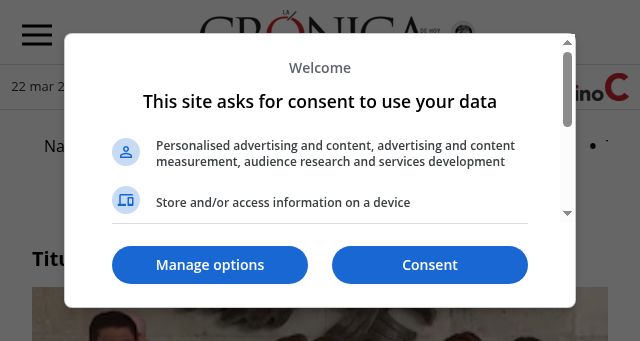 Screenshot of cronica.com.mx