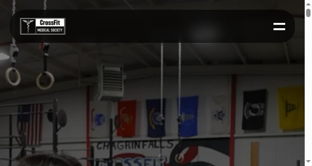 Screenshot of crossfitmedicalsociety.com