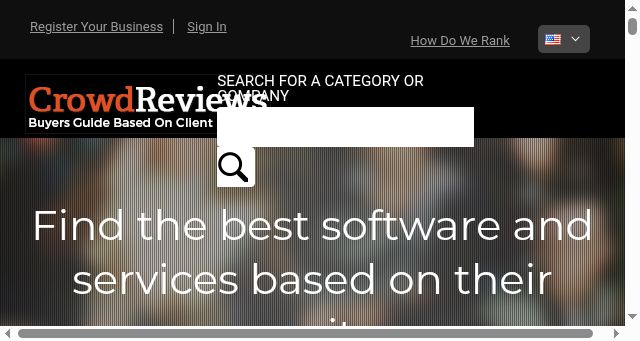 Screenshot of crowdreviews.com