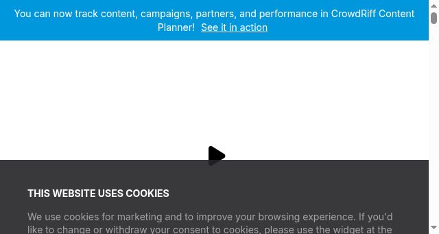 Screenshot of crowdriff.com