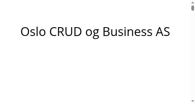 Screenshot of crud.business