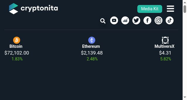 Screenshot of cryptonita.ro