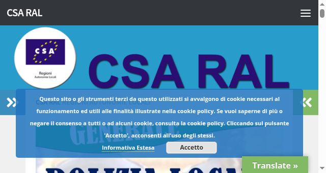 Screenshot of csaral.it