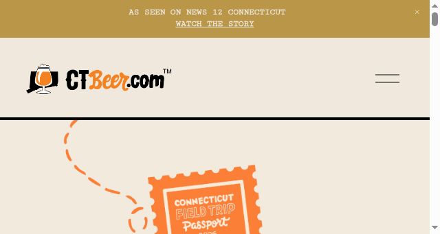 Screenshot of ctbeer.com