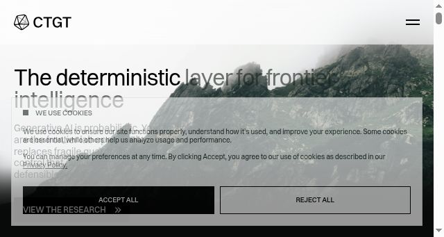 Screenshot of ctgt.ai
