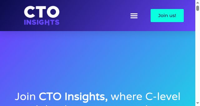 Screenshot of cto-insights.com